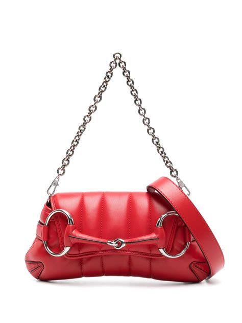 gucci horsebit chain shoulder bag. ...